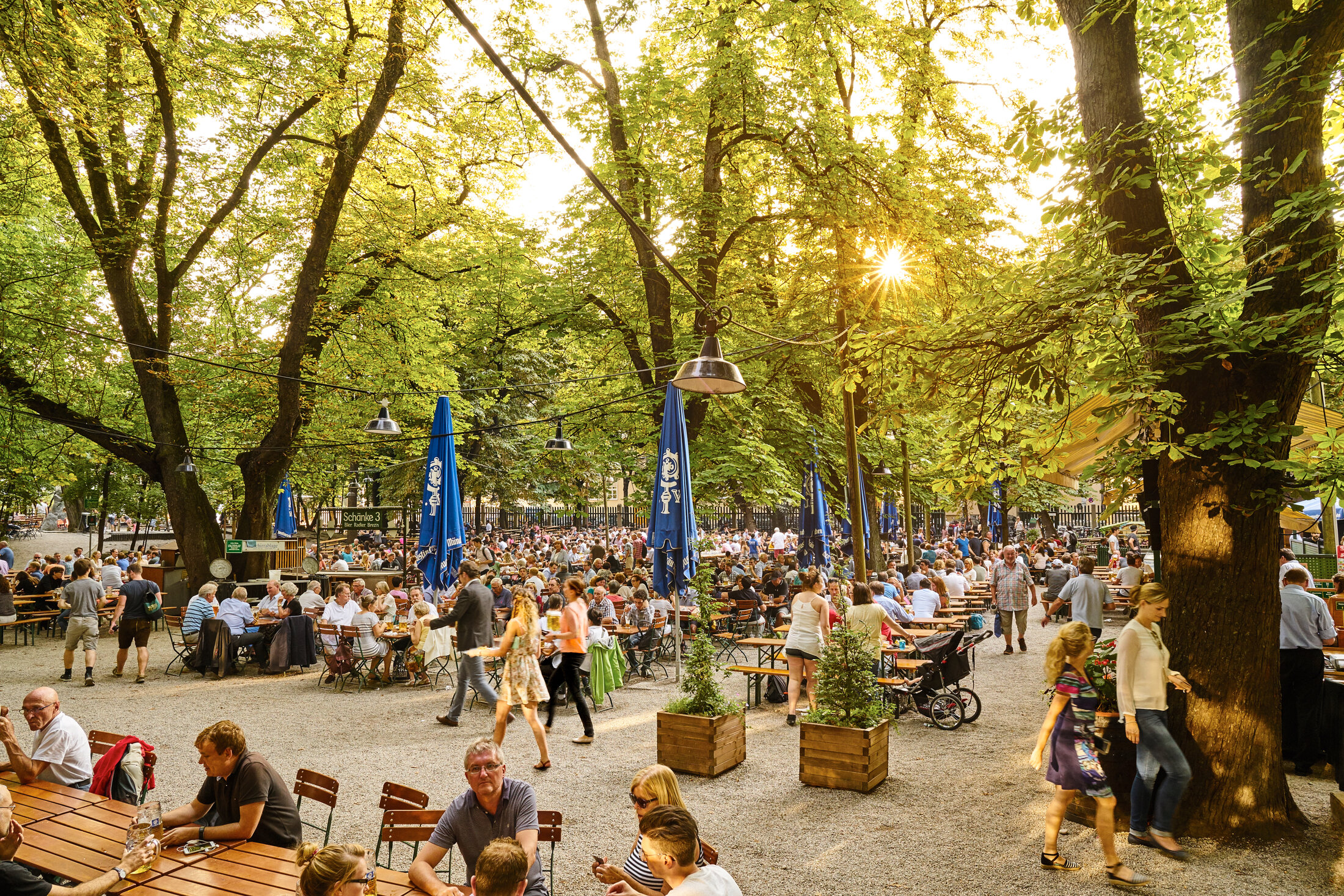 Beer garden Augustiner Keller